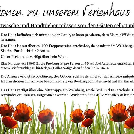 Ferienhaus Traminer Im Weinberg Freyburg Extérieur photo